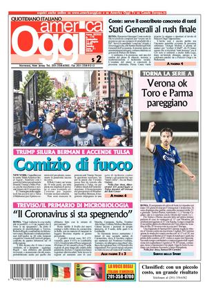 Amarica Oggi 21 Giugno 2020