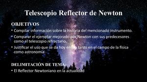 Telescopio Reflactor
