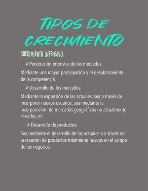 Tipos De Crecimiento