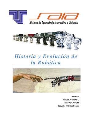 Historia De La Robótica