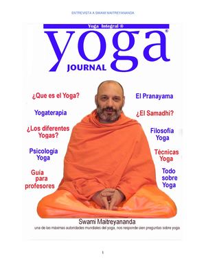 QUE ES EL YOGA SWAMI MAITREYANANDA