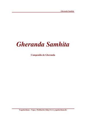 Gheranda Samhita