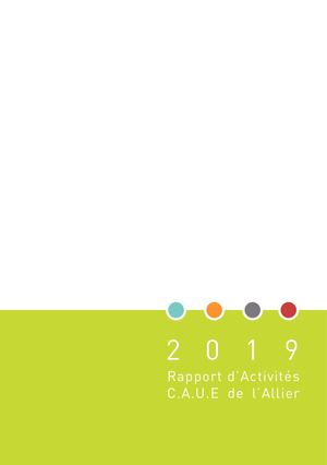 Rapport d'activités 2019 - CAUE 03