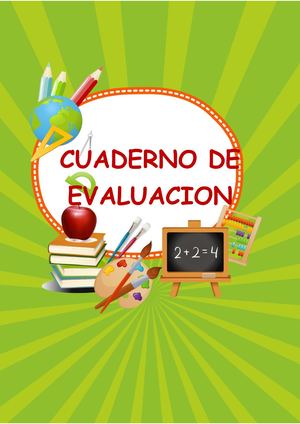 Cuaderno De Evaluacion Preescolar