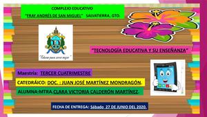 César Coll El Impacto De Las Tic´s En La Educacion Clara Calderón