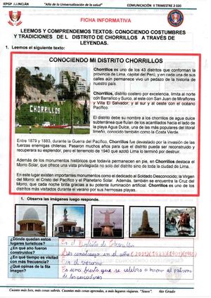 Calameo Costumbres Y Tradiciones De Chorrillos