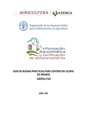 Guía De Buenas Prácticas Para Centros De Acopio