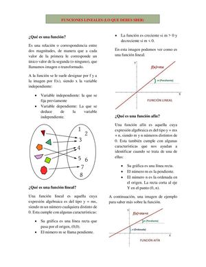 Funciones Lineales