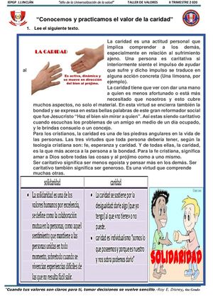 Ficha De Valores N°16 Caridad (1)