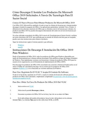 Como Descargar Office
