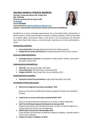 Valeria Daniela Peralta Barrera