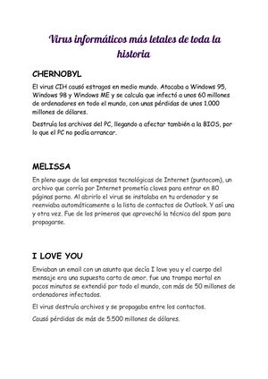 Virus informáticos más letales de toda la historia