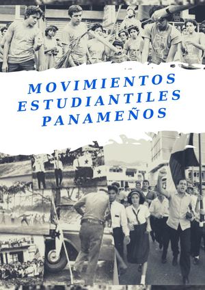 Movimientos Estudiantiles Panameños Trabajo Final