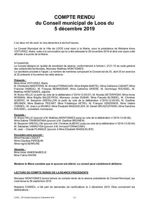 CR Conseil municipal 05 12 19
