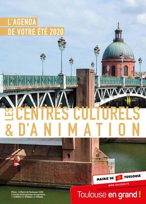 Programmation estivale centres culturels et d'animation d'été 2020