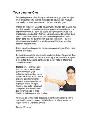 Yoga Para Ojos PDF