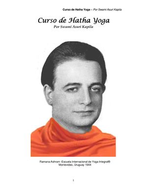 Curso De Hatha Yoga