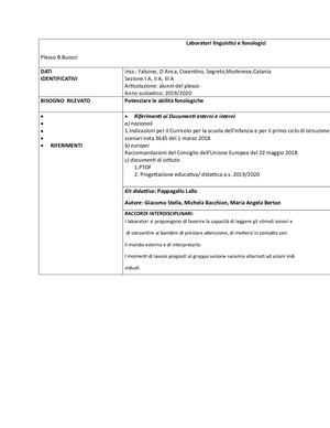 Pappagallo Lallo Laboratori Linguistici E Fonologici Word (1)