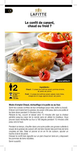 FICHES RECETTES LAFITTE