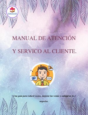 Calaméo - Manual De Atencion Y Servicio Al Cliente Proyecto Tortigurt
