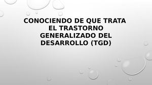 Conociendo De Que Trata Los Tgd