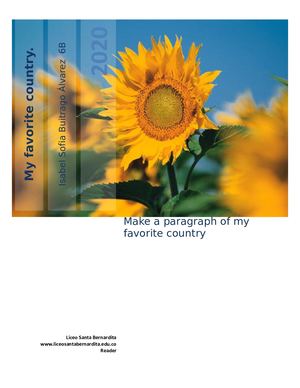 My favorite country South Korea