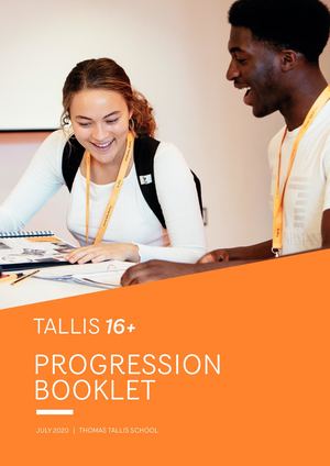 Post 16 Progression Booklet 2020