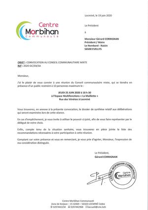 Convocation Et Dossier De Seance 25 Juin 2020