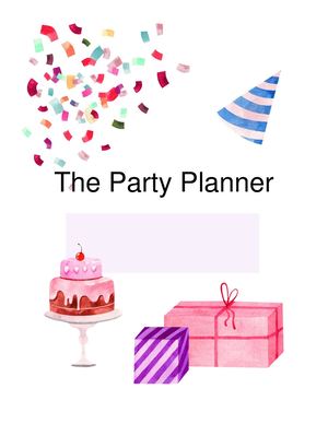 Party Planners Workbook