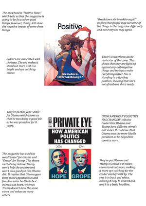 Analysis Of Magazine Cover