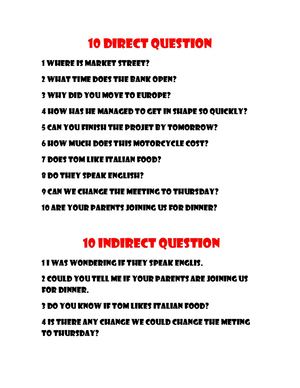Questions