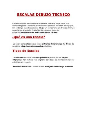 La Escala De Dibujo
