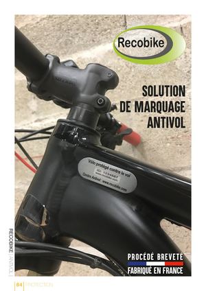 RECOBIKE : marquage antivol vélo