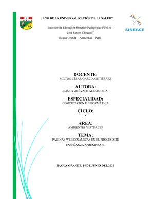 Monografía Paginas Web Dinamicas Milton Sandy