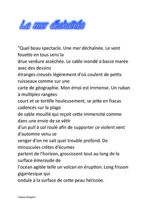 Quel Beau Spectacle Une Mer Déchaînée !