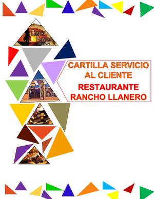 Grupo 4 Cartilla Servicio Al Cliente