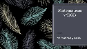 Verdadero Y Falso
