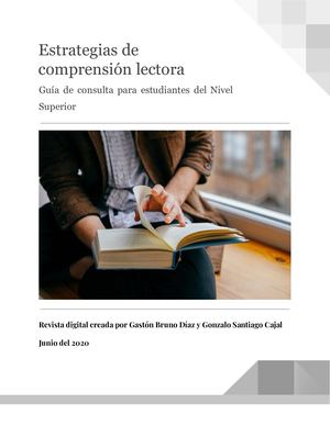 Estrategias De Comprensión Lectora