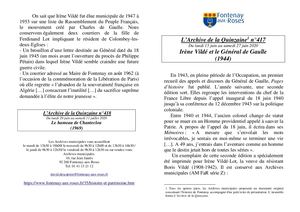 AMFAR A15 417 Irène Vildé et le Général de Gaulle (1944)