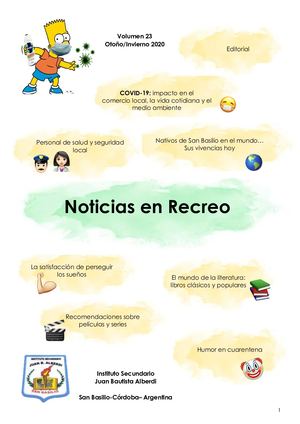 Periódico Escolar Edición 23