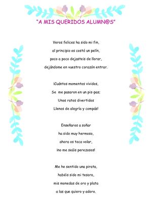 A Mis Queridos Alumnos Pdf