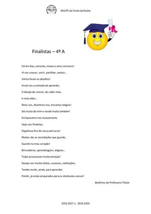 Poema Finalistas
