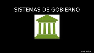 Sistemas De Gobierno