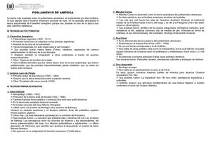 Poblamiento De América