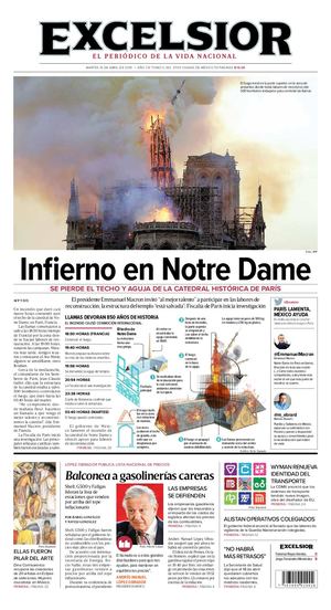 Excelsior - 16 de Abril 2019 - Mexico