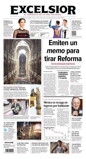 Excelsior - 17 de Abril 2019 - Mexico