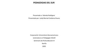 Pedagogias Del Sur Documento