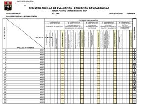 Registro Auxiliar 2017 Personal Social