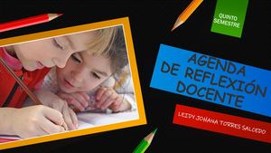 Agenda De Reflexion Docente V Semestre Ieensc