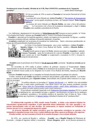 Presidencia de Arturo Frondizi